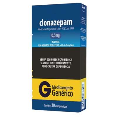 Clonazepam 0,5mg 60comp EMS